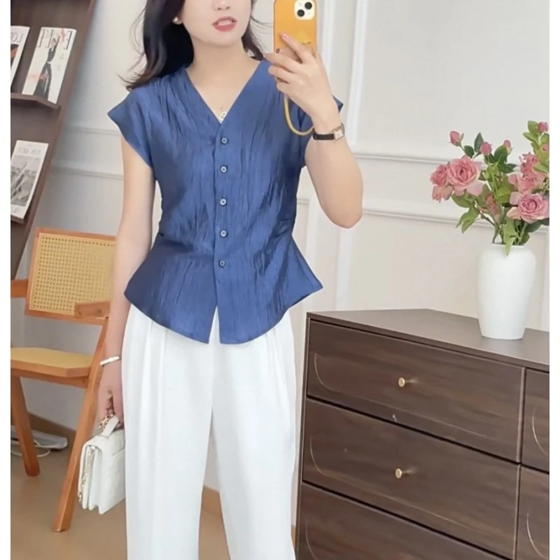 【醋酸】时尚气质显瘦T恤ZL0613-8821