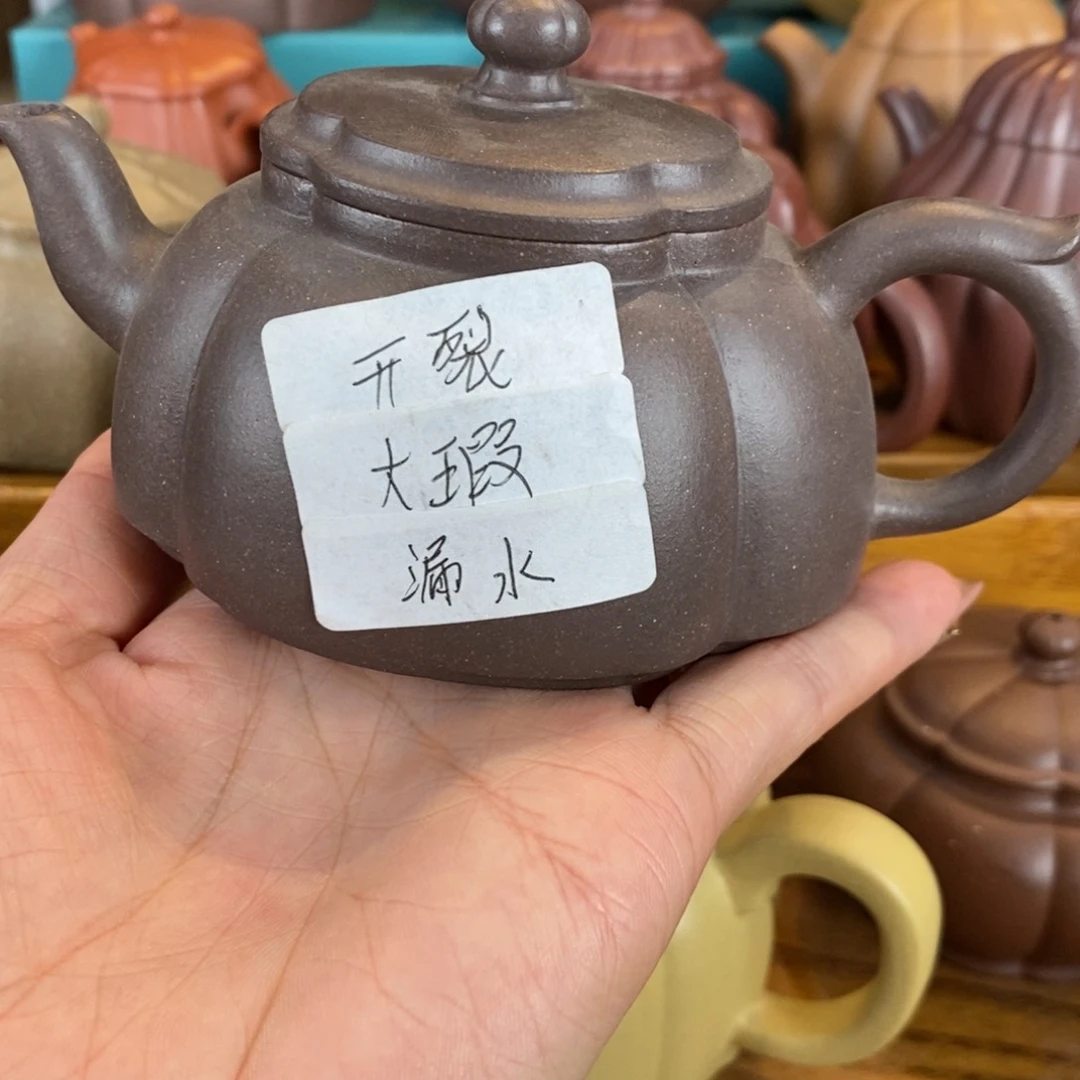 茶壶紫砂原矿泥料手工壶直播间