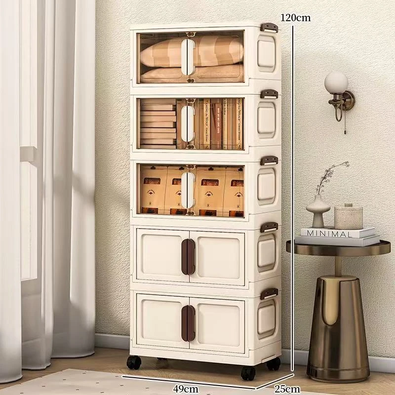 【50面宽】双开门大容量卧室衣柜免安装折叠超大储物柜子