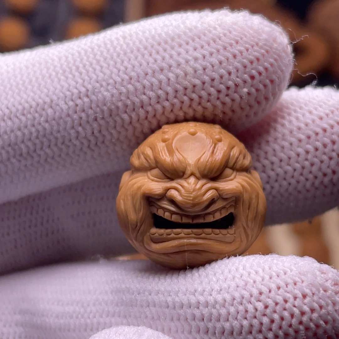 吊坠猴头核桃精工经典金牙素款18.4