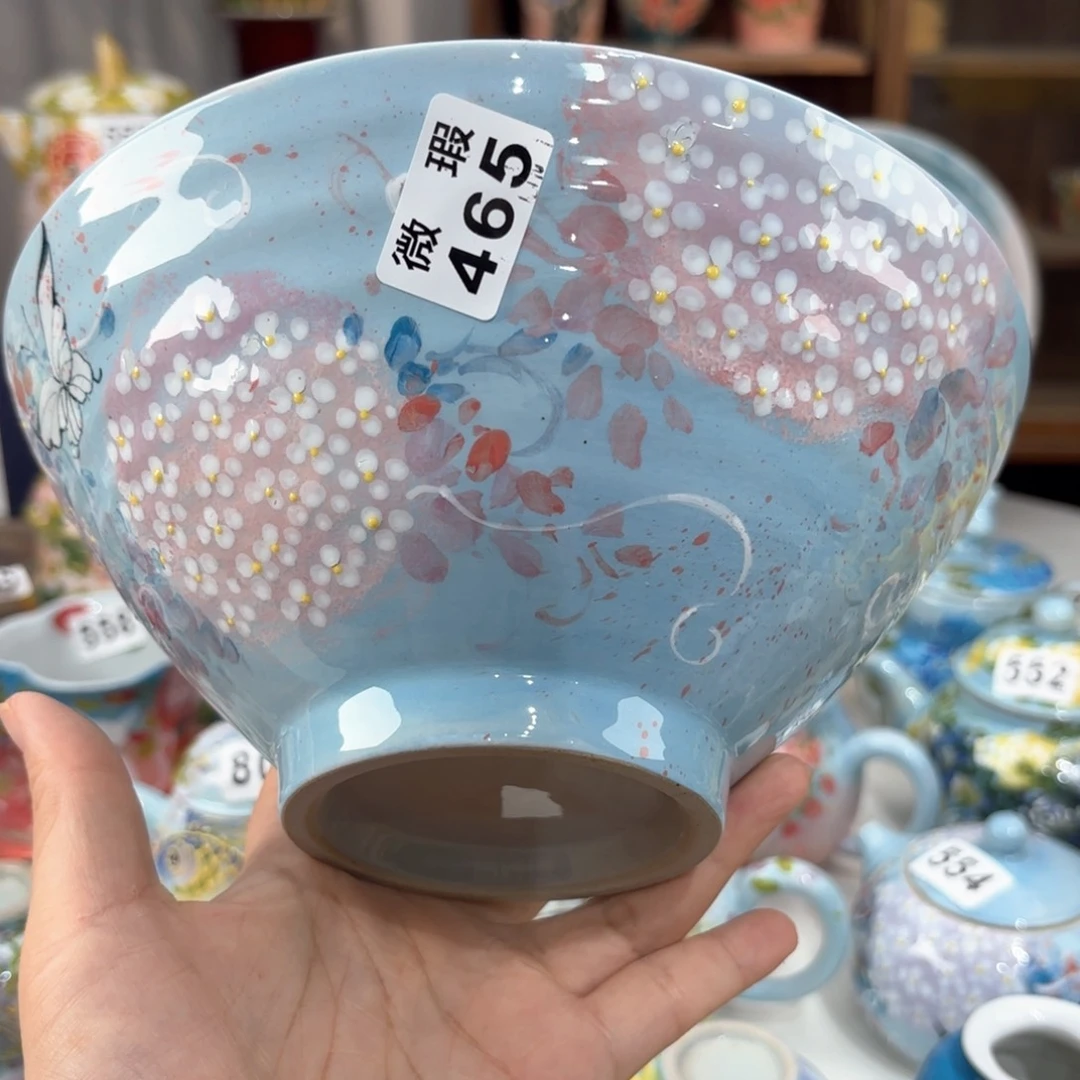 景德镇手绘高温釉下彩陶瓷茶具