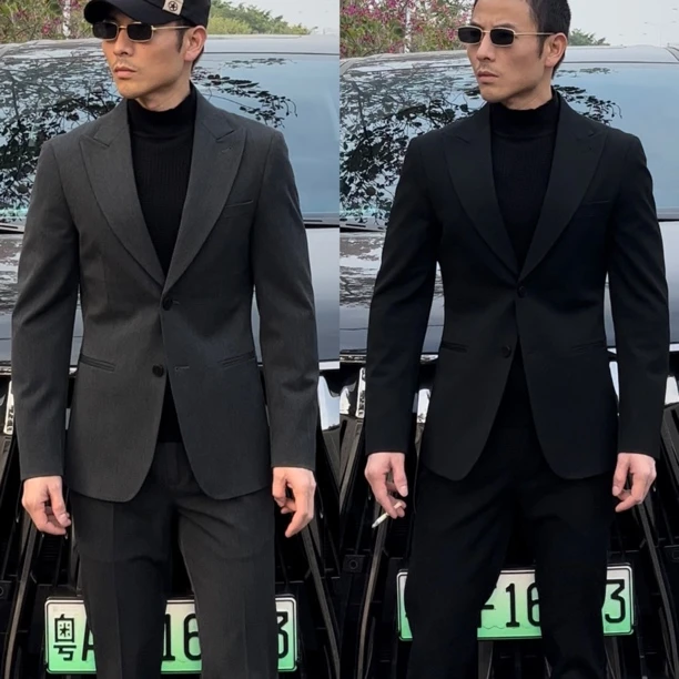 AK款修身弹力抗皱西服上衣
