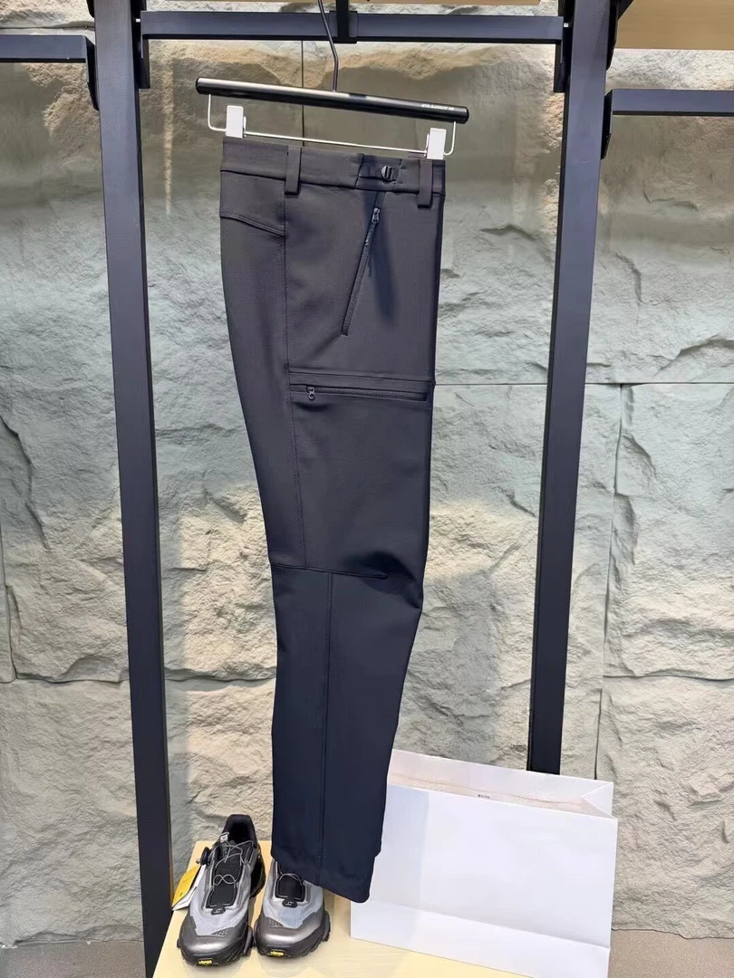 T10户外软壳冲锋裤加厚过冬防风保暖刺绣小太阳