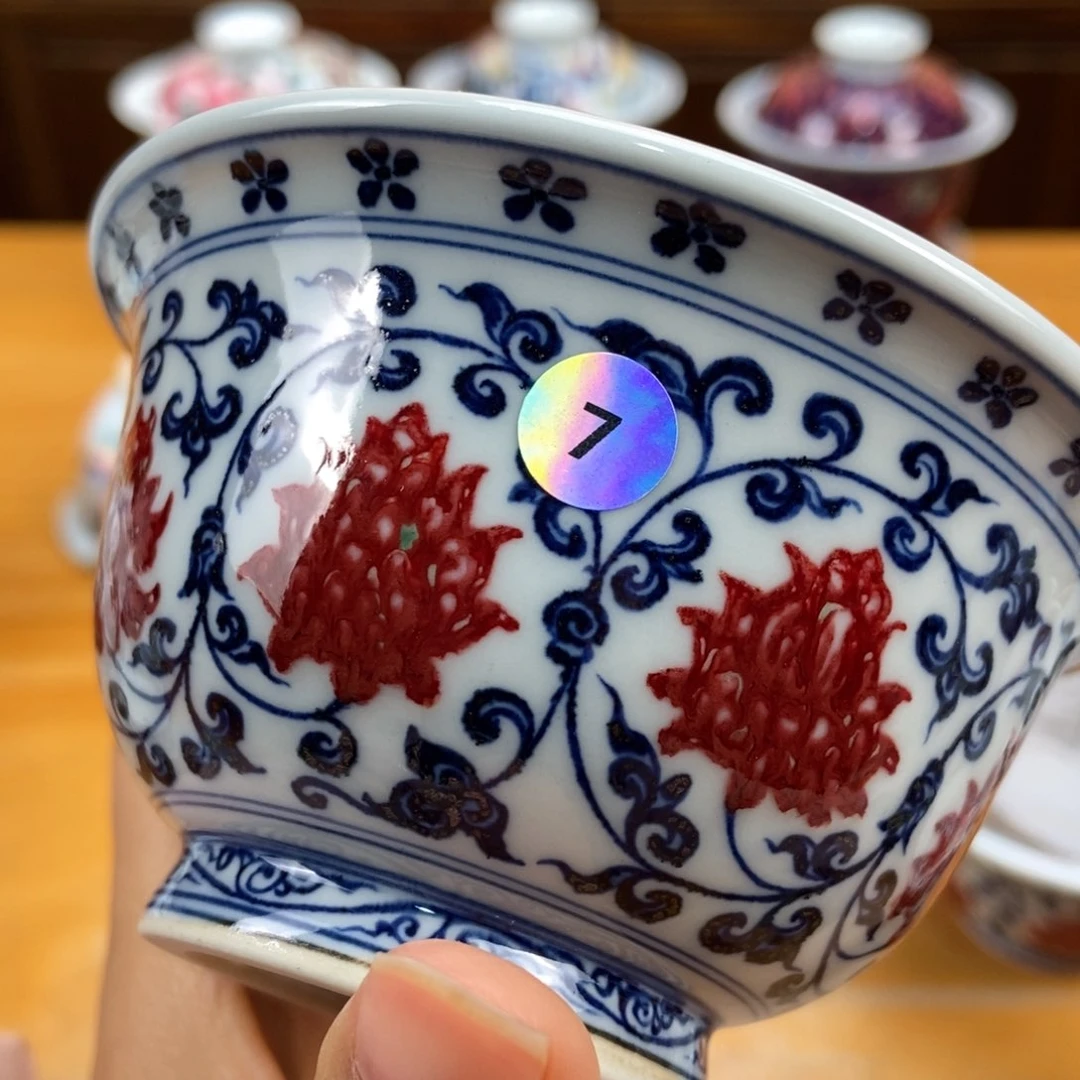 手绘现代茶具非古董