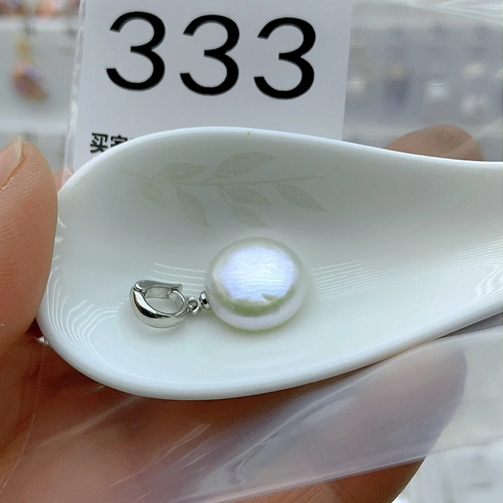 淡水珍珠颈饰银S925镶嵌