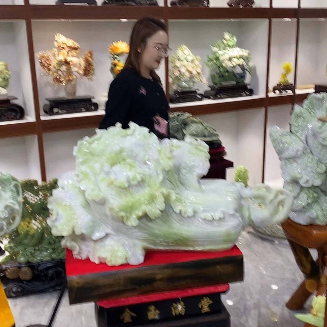 用***）玉山水摆件 玄关摆件