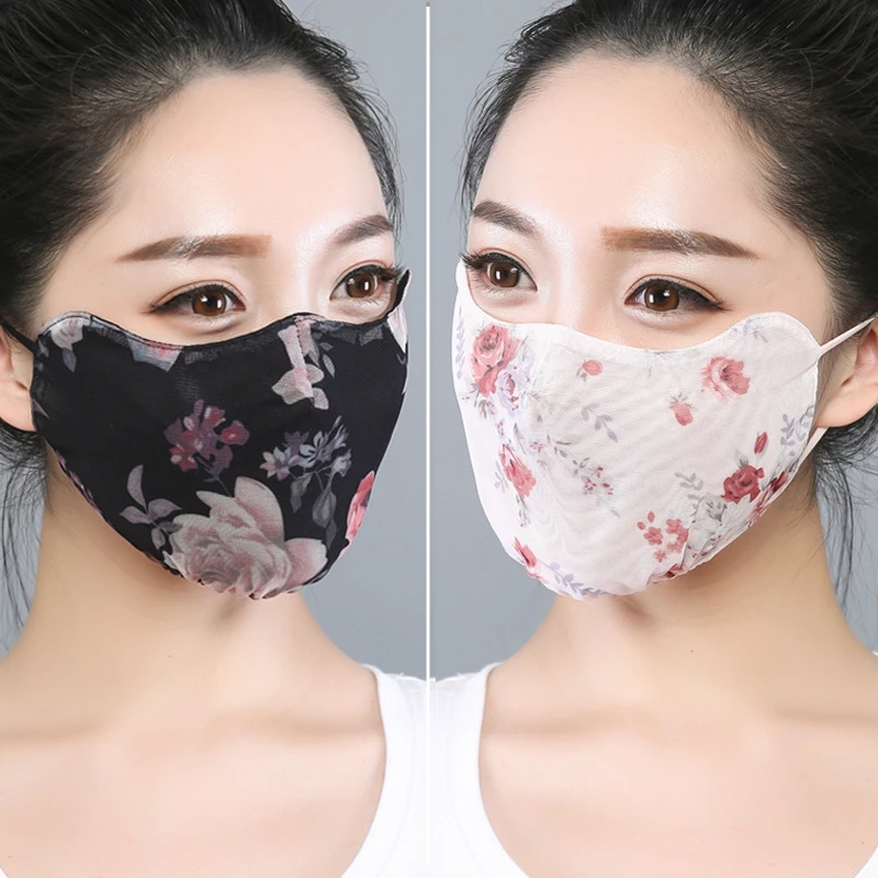 夏冰丝口罩女薄透气加大防紫外线护眼角全脸易呼吸可水洗网红