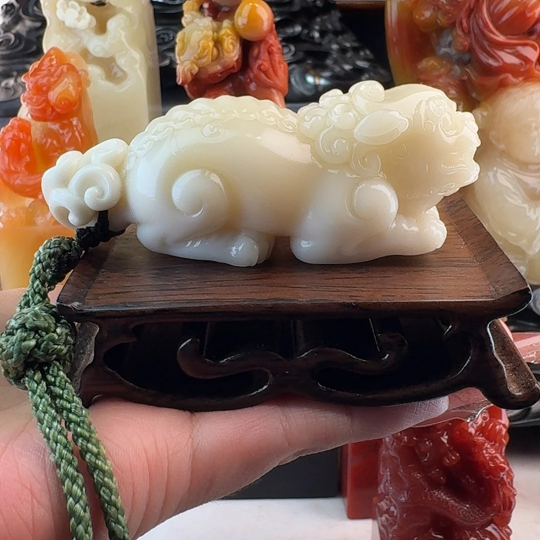 *****寿山石小精品手把件