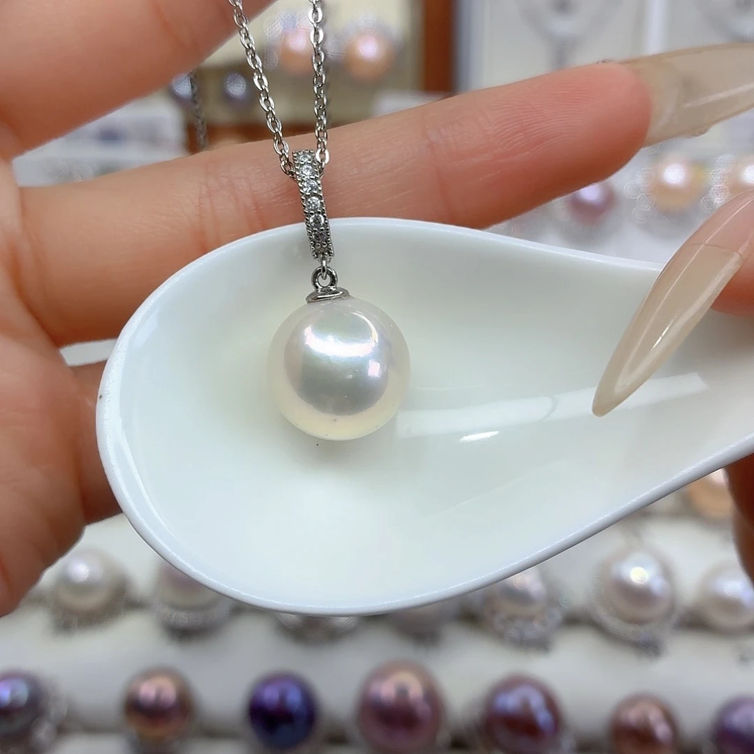 颈饰合金淡水珍珠F