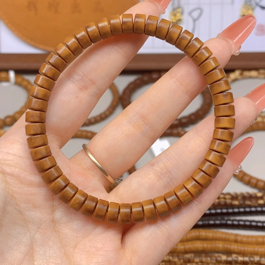 紫金鼠手串鼠尖料药片单圈7.2x4