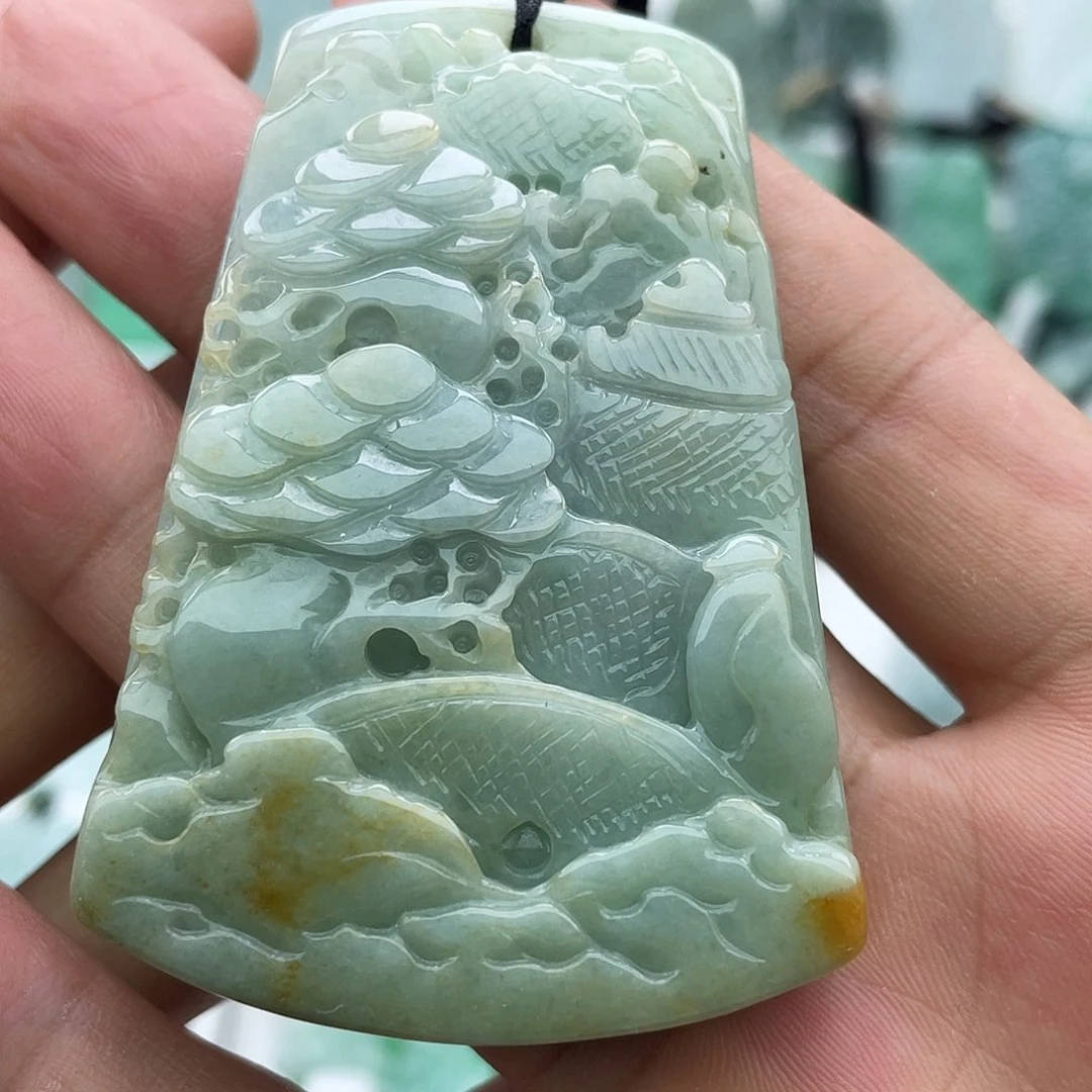 颈饰未镶嵌翡翠翡翠