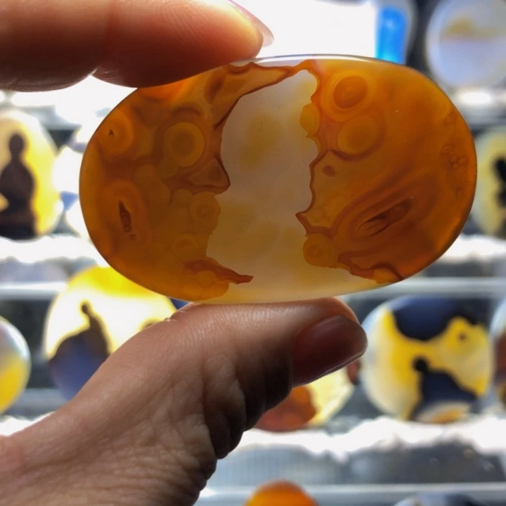 合金玛瑙/玉髓珠宝奇石20