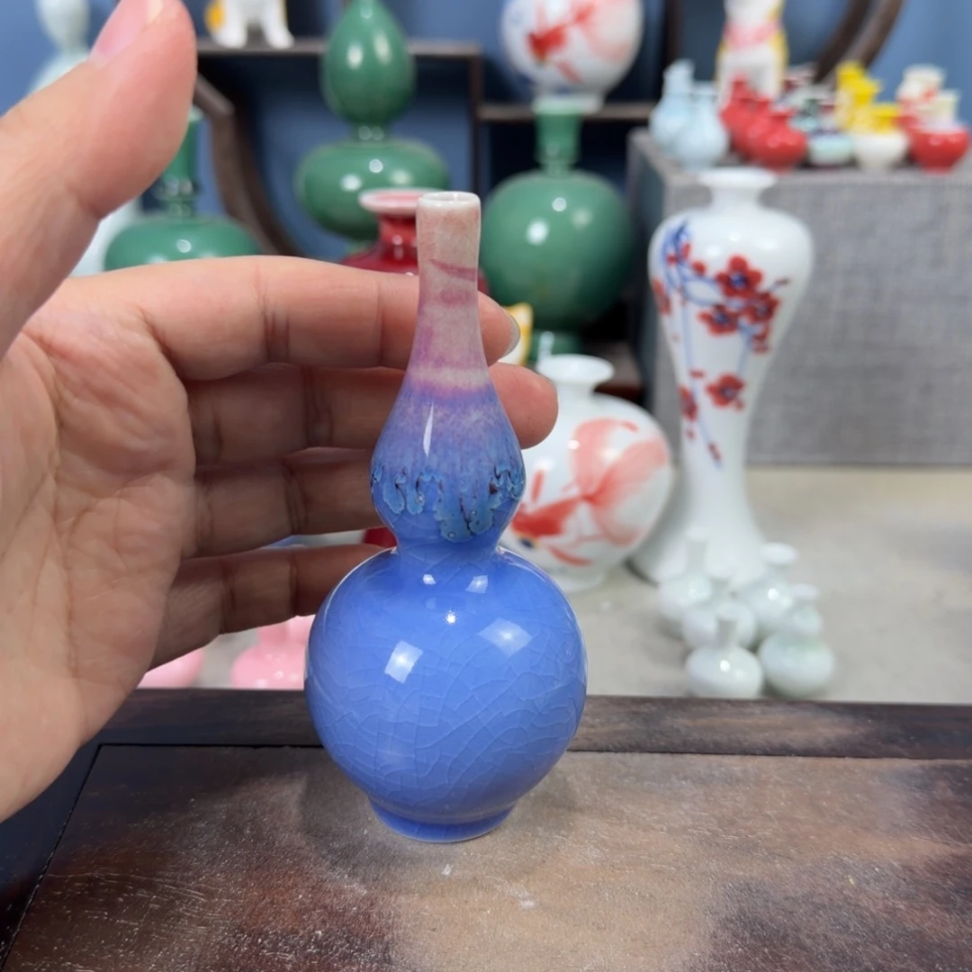 陶瓷手工小花器摆件