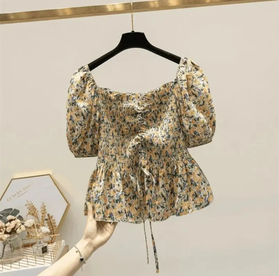 6-9拼接蕾丝吊带连衣裙夏季气质显瘦甜美短裙