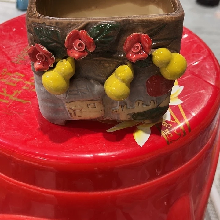 瓷片花盆多肉植物陶瓷艺术品