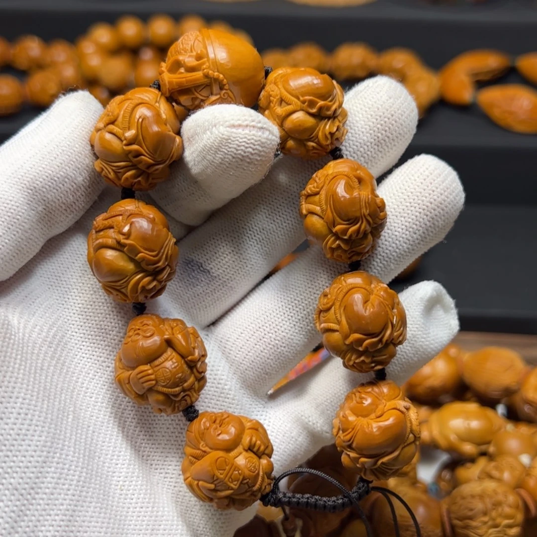 J***＇橄榄核手串/手链2.1地主财神