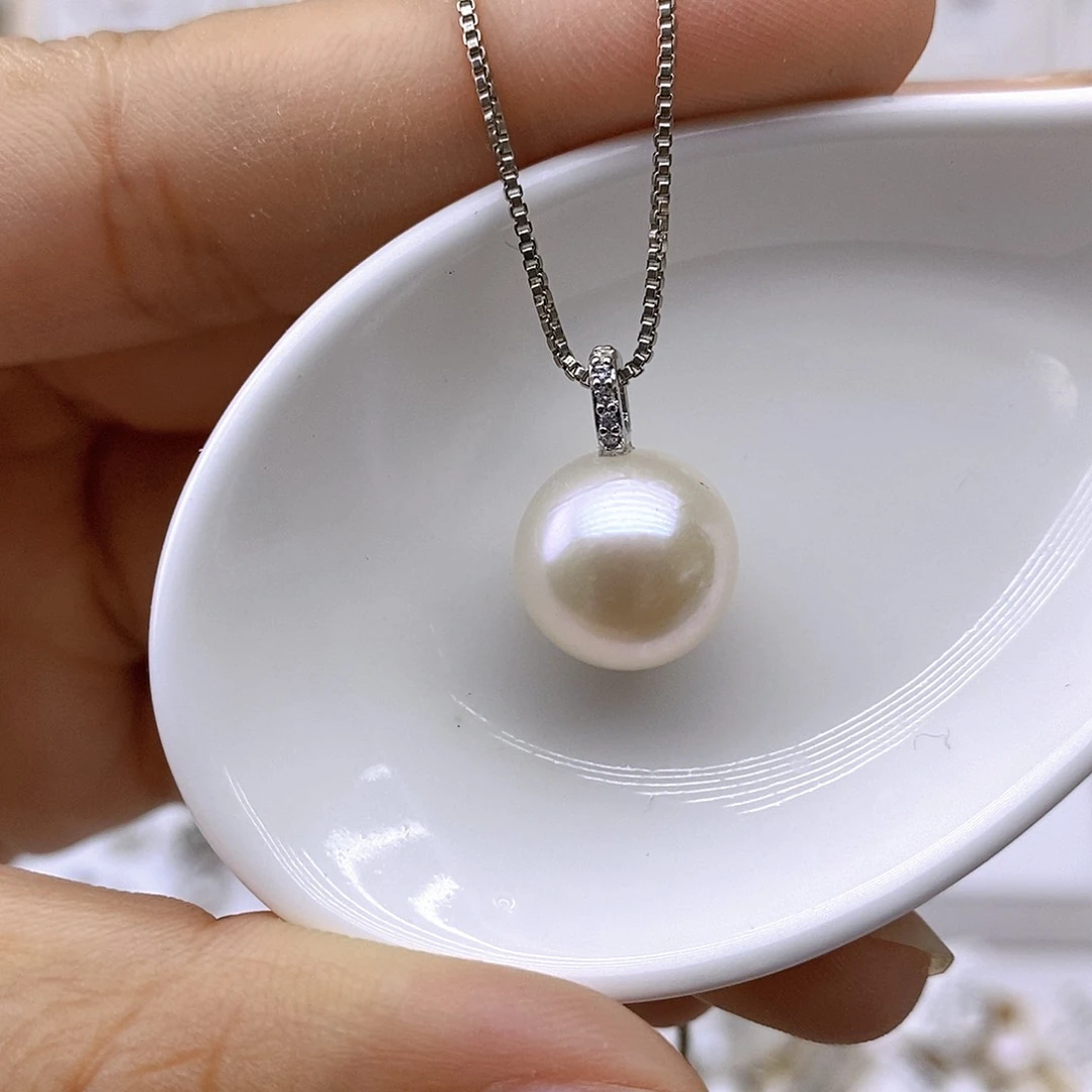 淡水珍珠未镶嵌吊坠(赠链)