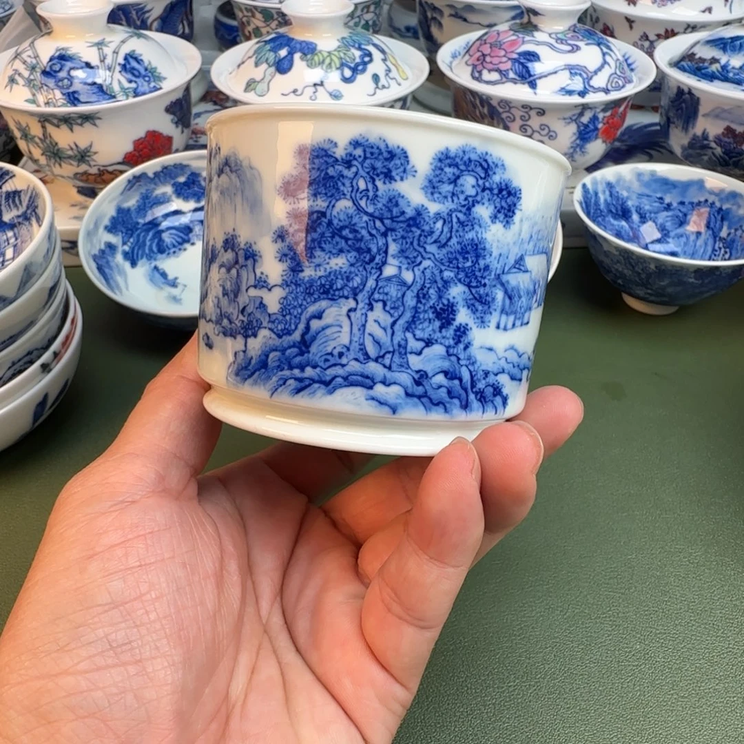 陶纯手工纯手绘茶具290