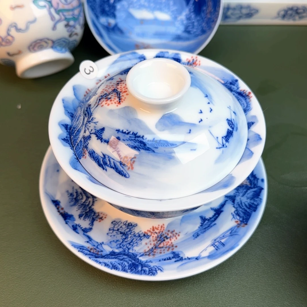 彦祖纯手工手绘茶具3