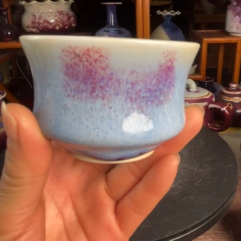 牛家钧窑牛自恒老师钧瓷杯