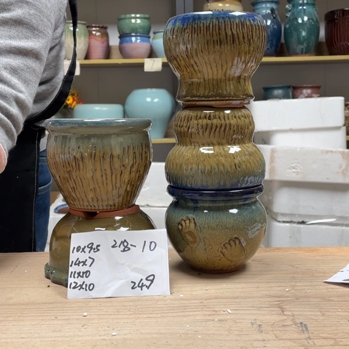 紫砂花盆多肉花盆微瑕10