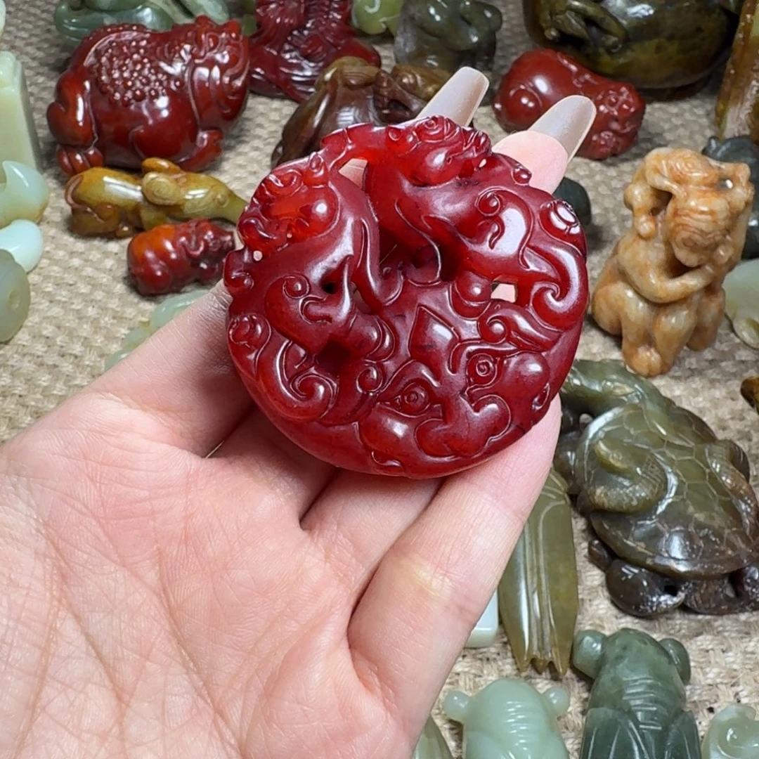 白玉菩提吊坠挂件