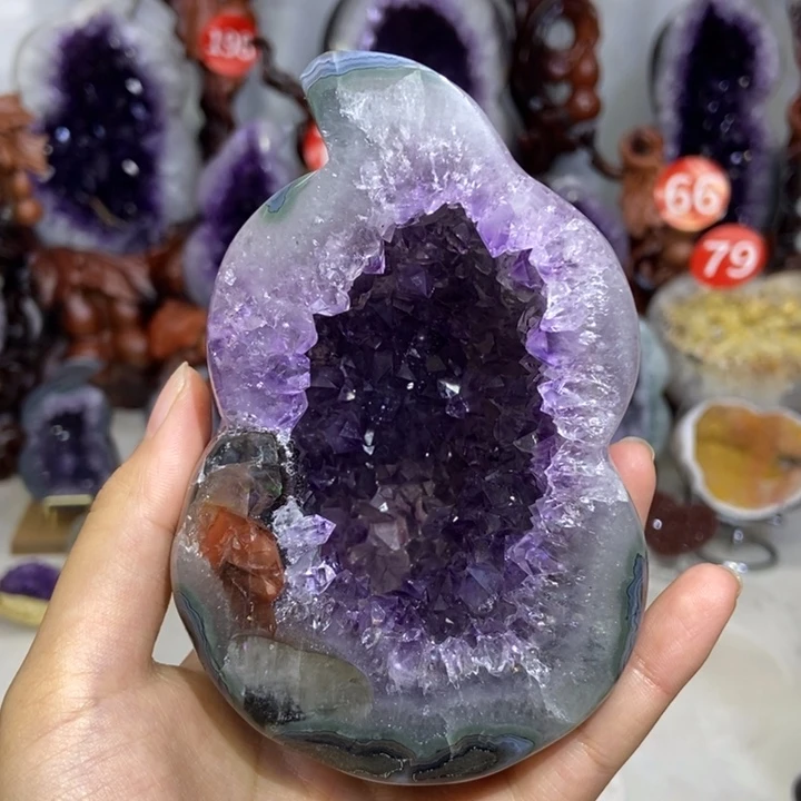紫晶未镶嵌大型摆件（非配饰）