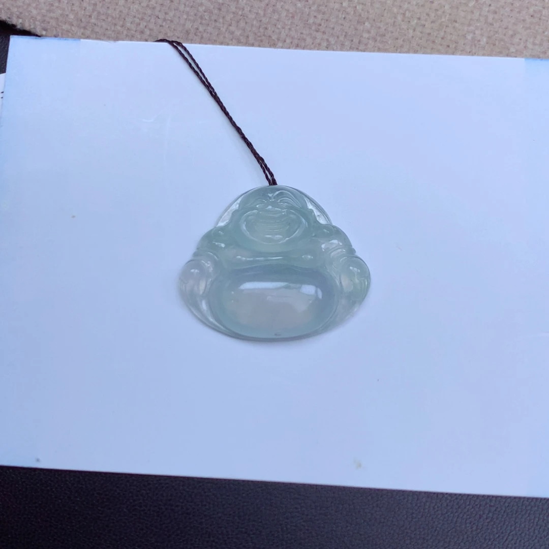 翡翠未镶嵌颈饰缅甸翡翠佛公