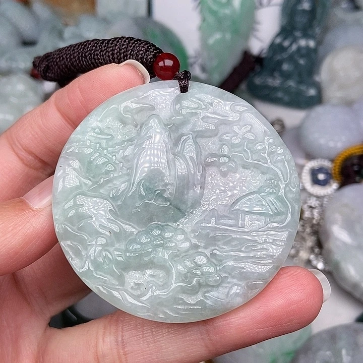 颈饰未镶嵌翡翠翡翠