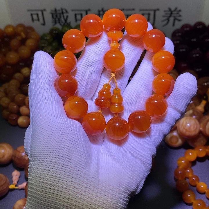 松木（琥珀木）手串/手链1.6 包浆高货