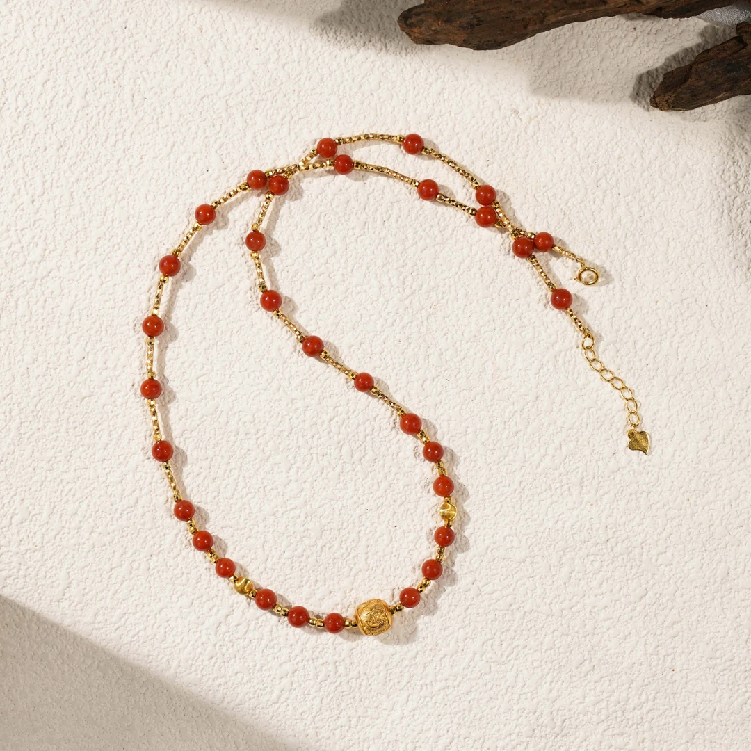 【欢喜】瓦西南红项链（天然珠宝多样性发其一）