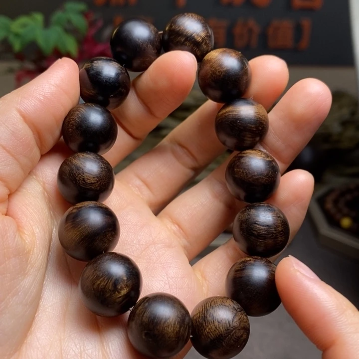 沉香手串越南芽庄黄棋楠瘤疤1.6