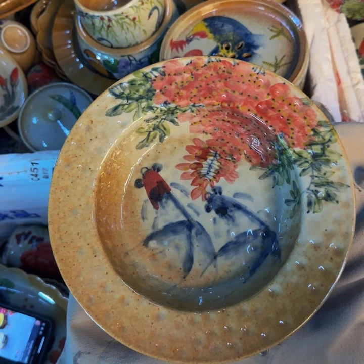 瓷片景德镇陶瓷手工手绘