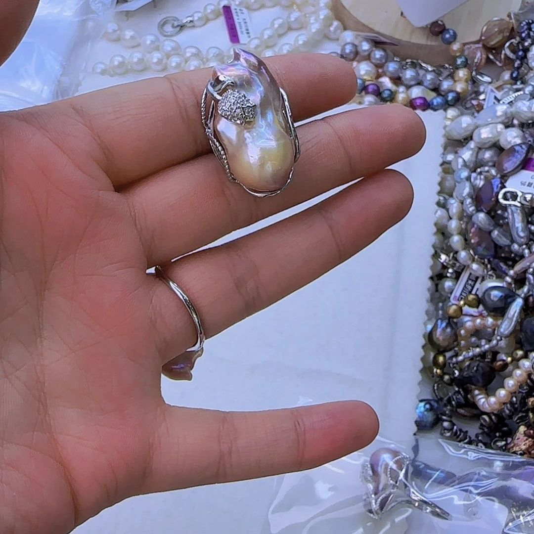 未镶嵌淡水珍珠项链定制145