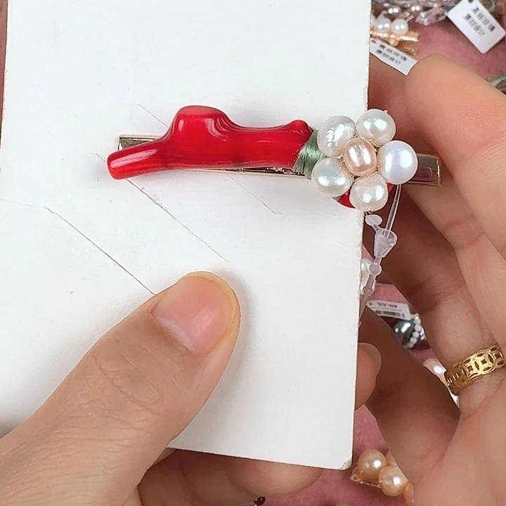 未镶嵌发饰淡水珍珠