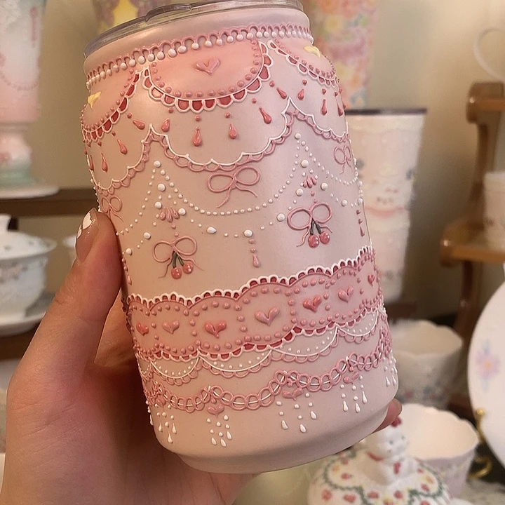 樱桃立体釉随行杯