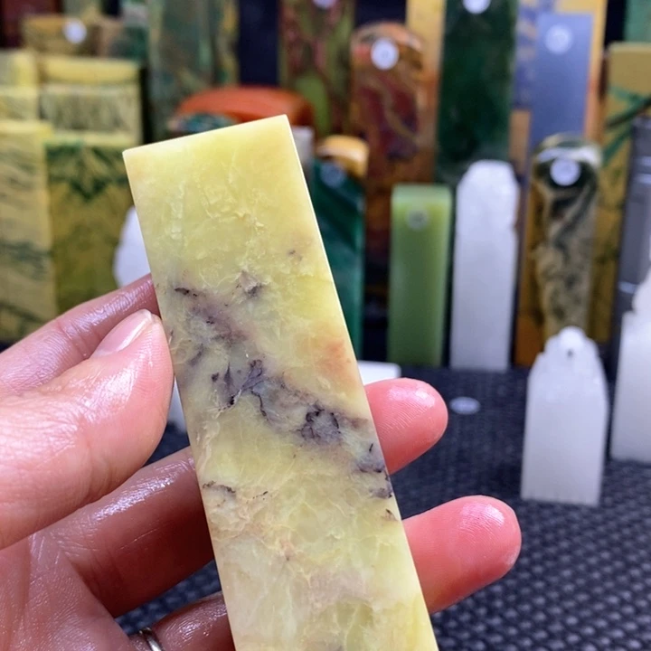 四川石陸**.青田石印章石