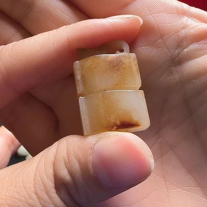 和田玉车挂未镶嵌