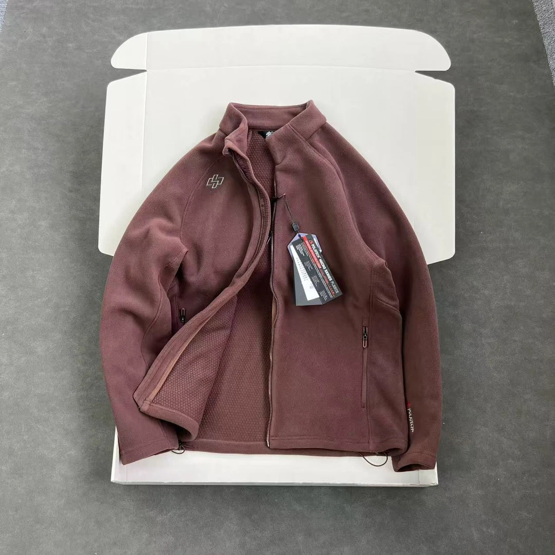 意式轻奢 P家牛货 男士户外运动立领科技暖绒加厚加绒外套