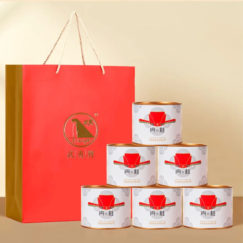 武夷星肉桂清香好口感武夷岩茶乌龙茶自饮性价比罐装50g/罐*6