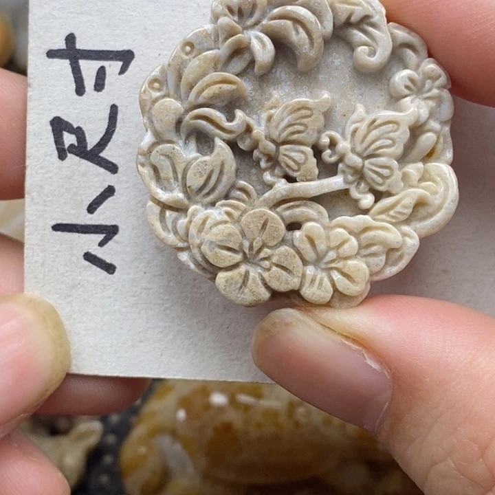 硅化珊瑚（珊瑚玉）未镶嵌颈饰