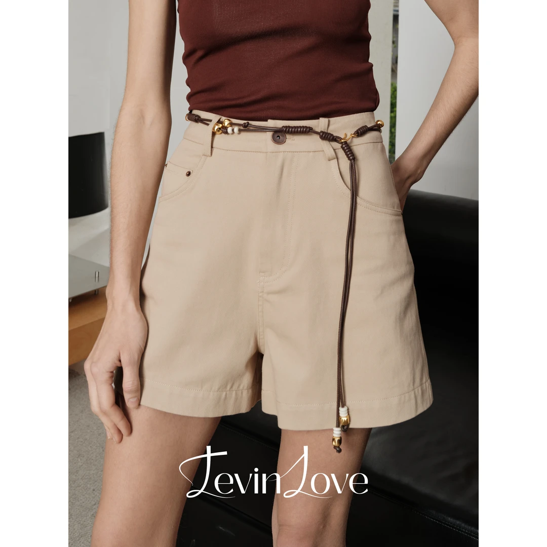 休闲阔腿短裤 LEVIN LOVE 设计师款A016NYZ149