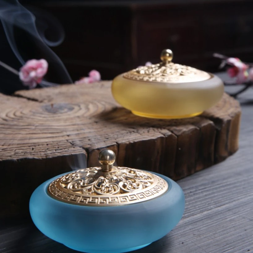 琉璃香炉室内香薰炉盘香炉香道套装香炉熏香家用2025最新款