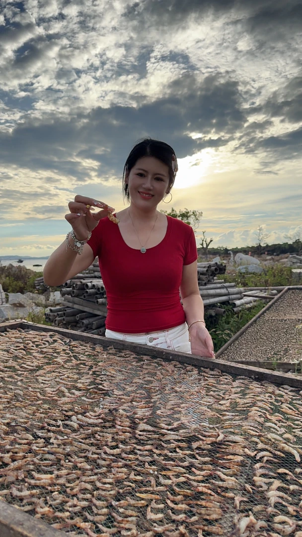 （粒嫂专属）福建特产惠安小乍手工虾仁干半斤一斤