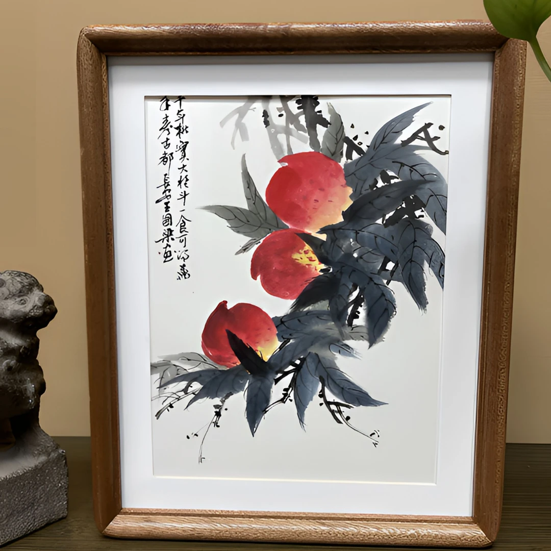 《千年桃实大于斗》21×27