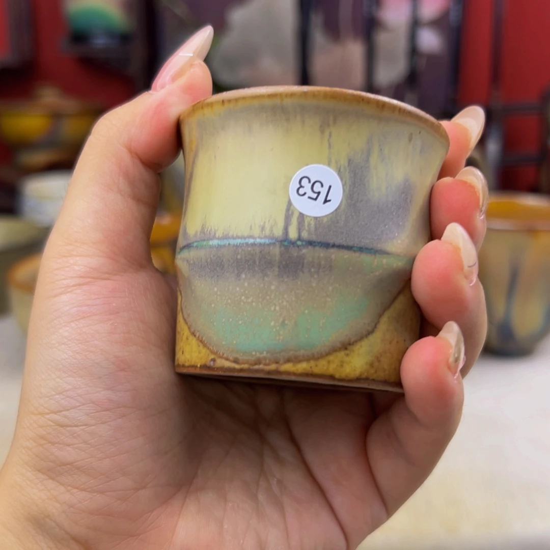杯纯手工柴烧主人杯