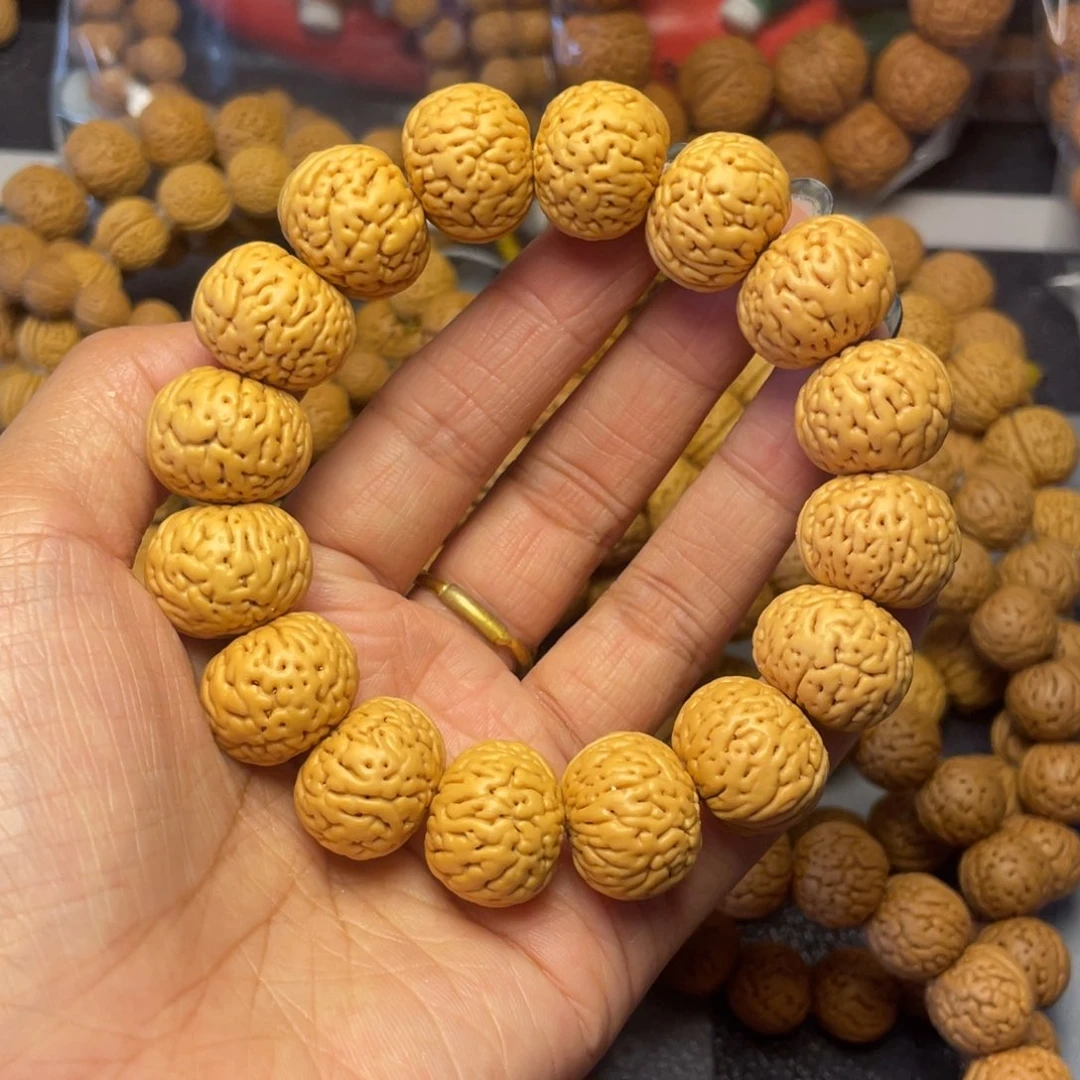手串桃核18.3磨盘手串