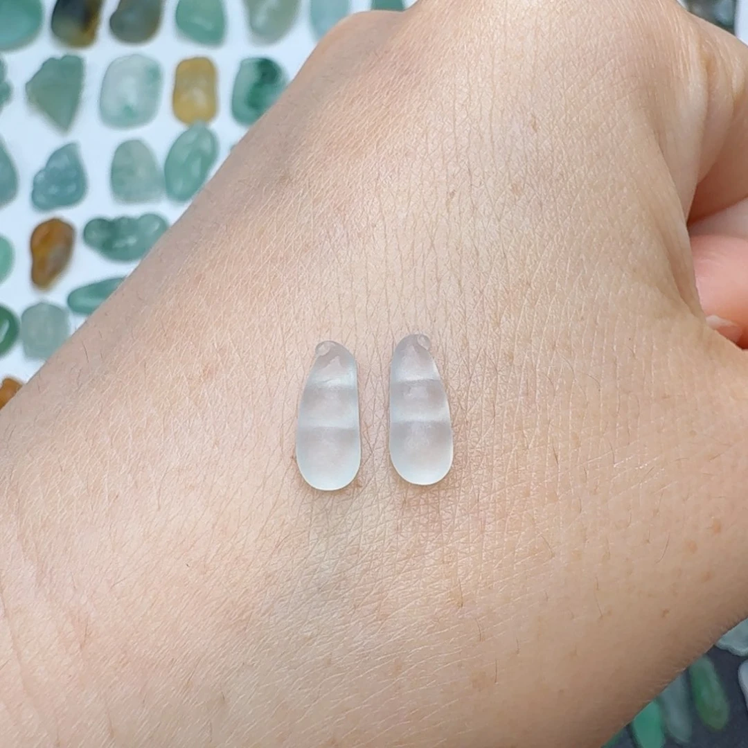 定制翡翠未镶嵌豆子