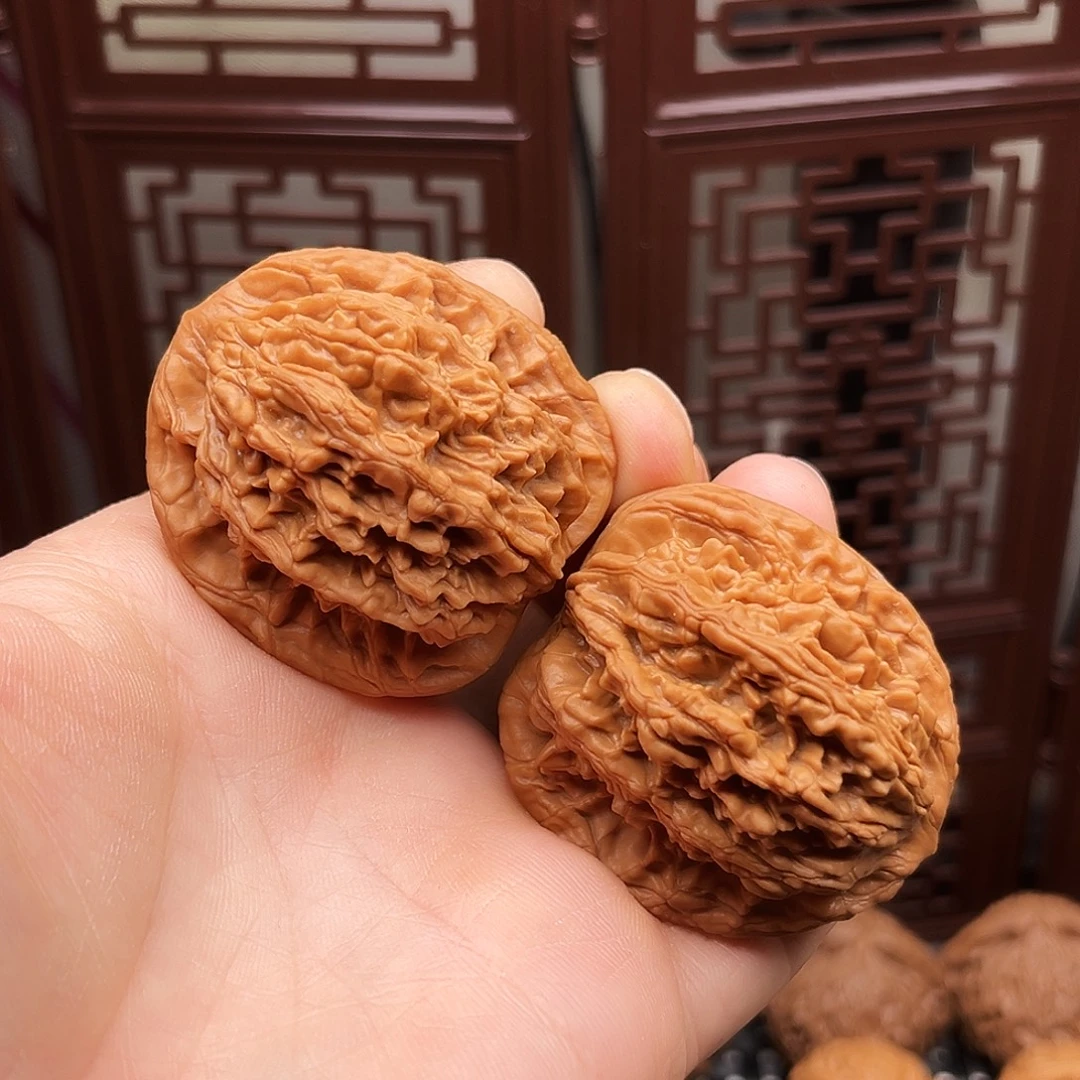 榴***熊文玩核桃吊坠麦虎