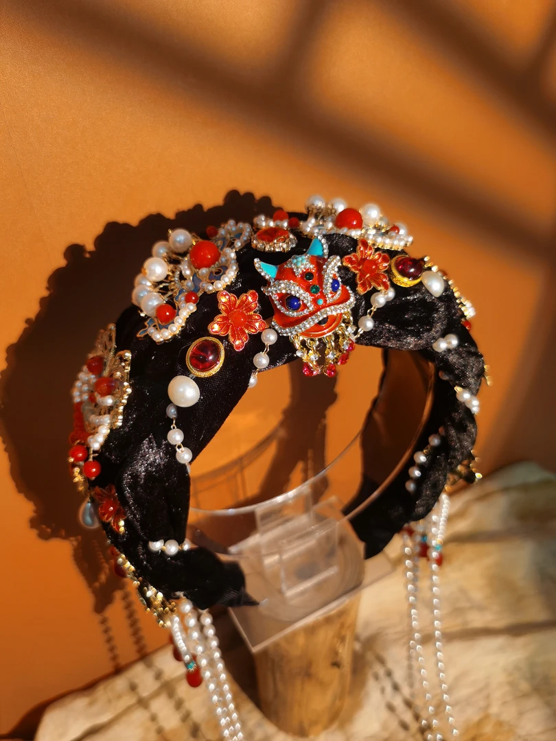 【醒狮】原创自制手作新中式国风流苏耳饰